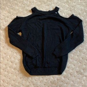 Black knit sweater one size fits all